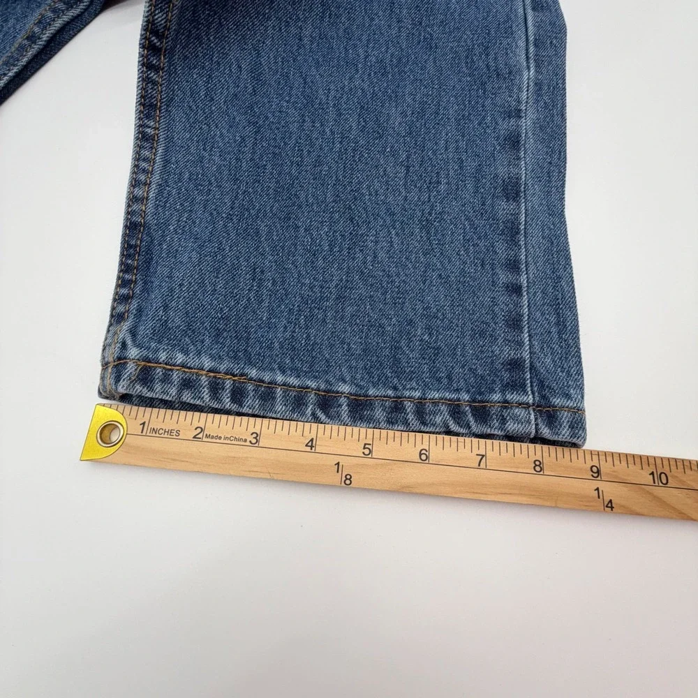 Levi's 505 Regular‎ Fit Straight Leg Jeans Mens 40x30 Medium Wash Blue Denim